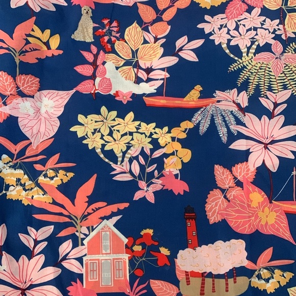 J. McLaughlin Along the Coast Lois Blouse Golden Retriever Doodle Dogs Small - Picture 12 of 12